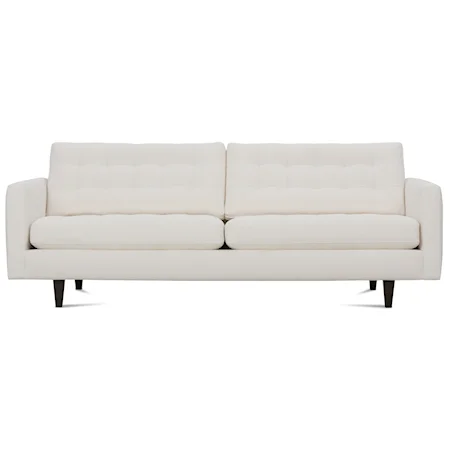 Contemporary Sofa with Tufted Seat and Back